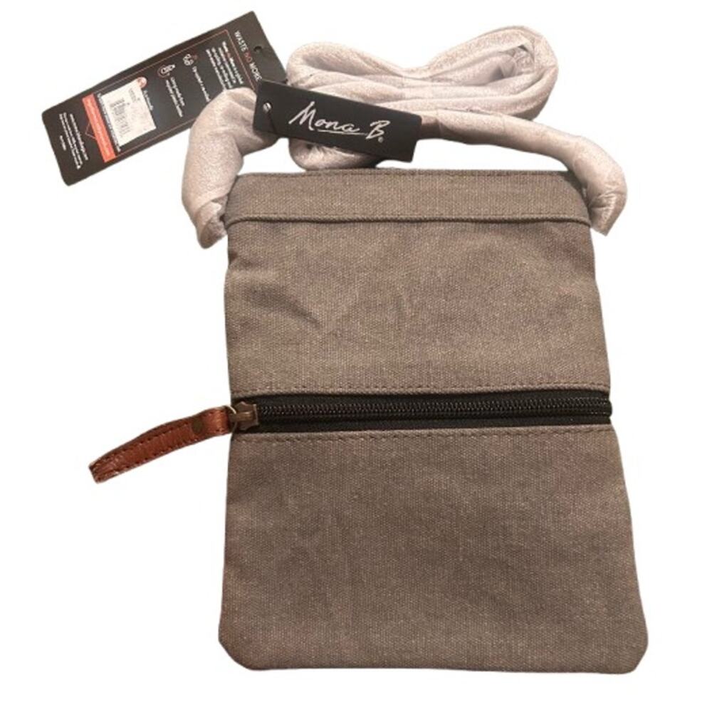 NWT! Monica B Upcycled Crossbody Dog With Glasses Eco-Friendly Bag - Picture 2 of 4